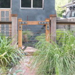 wooden single gate