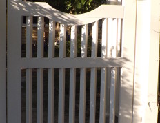 wooden single gate