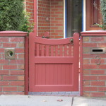 wooden single gate